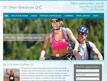 Tablet Screenshot of drdeangoodman.com